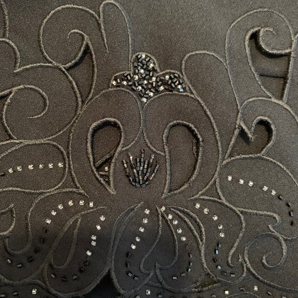 John Meyer of Norwich Beaded and Cut Out Blazer Size 14 - Picture 12 of 15